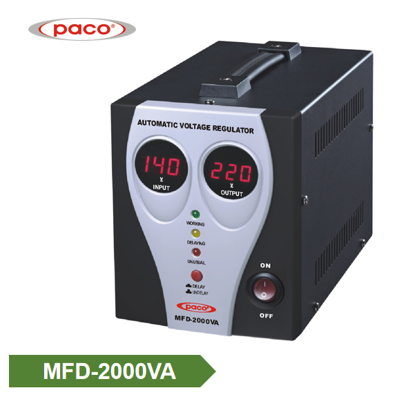 Factory Outlets For Paslode Battery Charger - Automatic Voltage Stabilizer – digital display 2000VA – Ligao