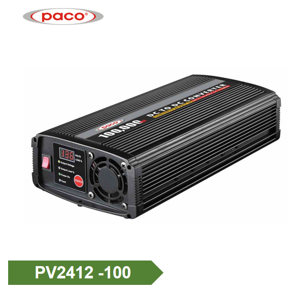2020 China Factory Hot selling Type 24Vdc to 12Vdc DC DC Converter 100Amp PACO Featured Image