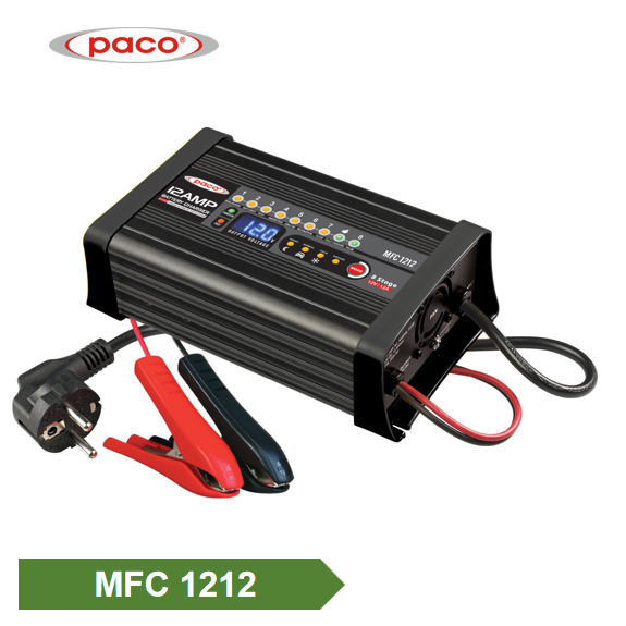 Manufacturer for Wind Charge Generator - PACO Factory Price Automatic Charging 12V 12A 8 Stage Car Battery Charger ROHS – Ligao