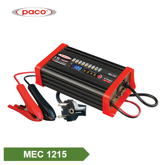Hot sale Factory Mobile Charger For Bus - Zhongshan PACO Automatic Charging 12V 15A 8 Stage Portable Lead-acid Battery Charger – Ligao