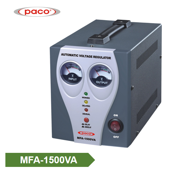 Automatic Voltage Stabilizer – meter display 1500VA with delay function Featured Image