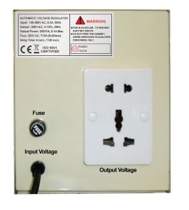 Wholesale Price Sufficient Power Automatic Voltage Stabilizer/Regulator – Meter display 5000VA