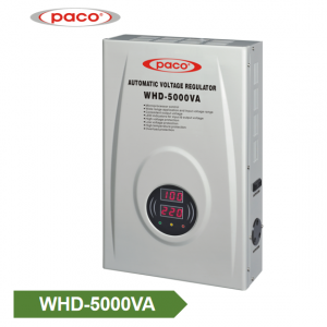 PACO High Efficiency Wall Mounted Voltage Regulator/Stabilizer 5000VA CE CB ROHS
