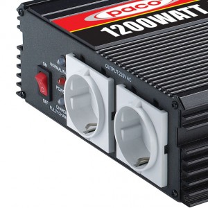Power Inverter with Battery Charger 1200W