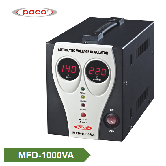 Factory selling Wiring 3w+n+pe Hybrid Solar Inverter - PACO Automatic Voltage Stabilizer – digital display 1000VA – Ligao