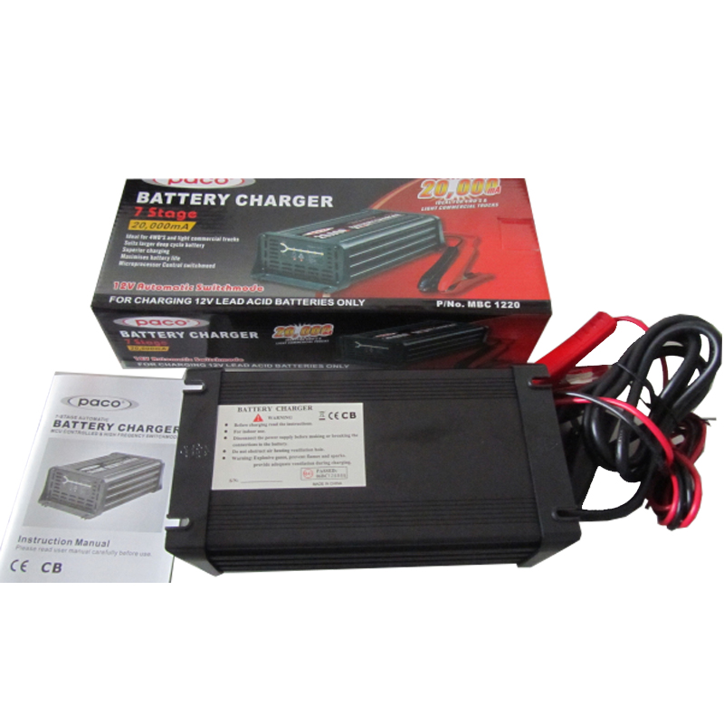 AGM Battery Charging 12V 15A 7 Stage Battery Charger Factory ROHS 