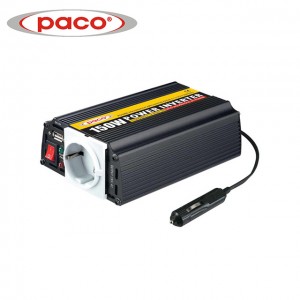 PACO Portable Car Use Power Inverter With USB 12V 150W Factory price