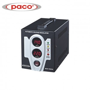 Bộ điều chỉnh / ổn định điện áp MCD Ac 220v 1500w Chức năng trễ Nhà máy Trung Quốc