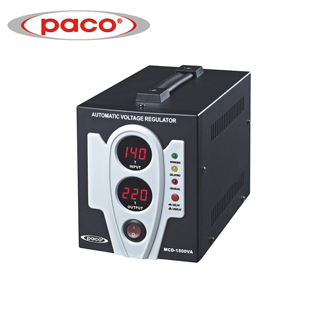 MCD Voltage Regulator/Stabilizer Ac 220v 1500w Delay Function China Factory Featured Image