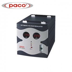 Kina PACO merkevare Automatisk spenningsstabilisator/regulator 3000VA CE CB ROHS-sertifikat