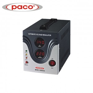 China Factory Automatic Voltage Stabilizer/Regulator Single Phase- digital display 1000VA