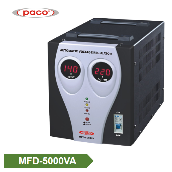 Fixed Competitive Price South Nc-20a Charger - PACO Automatic Voltage Stabilizer/Regulator – digital display 5000VA – Ligao