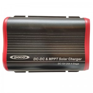 PACO Hot-sale DC DC&MPPT soloplader 12V 25Amp 4-trins automatisk switchmode